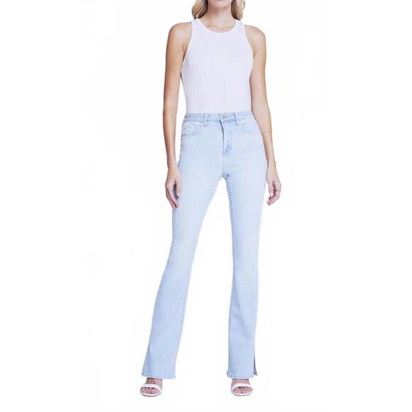 NEW L'AGENCE abilene high-rise sleek baby boot jean in aster